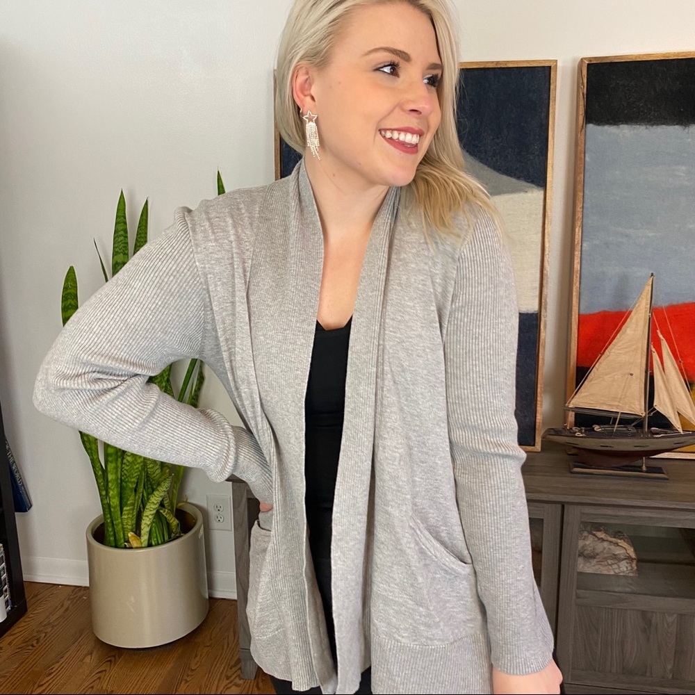 Verve Ami Grey Cardigan - Picture 1 of 7